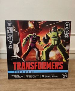 HASBRO TRANSFORMERS THE MOVIE STUDIO SERIES CONSTRUCTION HOOK & LONG HAUL 2-PACK