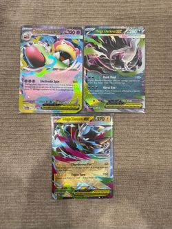 Pokemon, Mega Slowbro ex, Mega Darkrai ex, Mega Zeraora ex Pitch Black