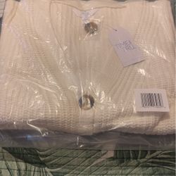 White Cardigan 