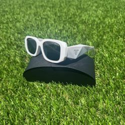 White Prada sunglasses