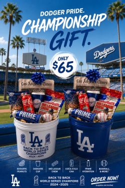 🎁 Dodgers World Series Birthday Gift Basket