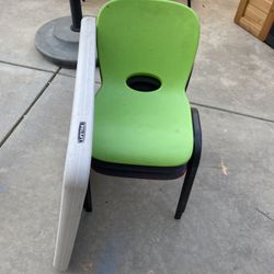 Kids Lifetime Table With Three Chairs