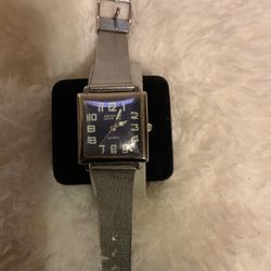 Vintage Silver Tone Quartz Watch (ARIZONA JEANS COMPANY)