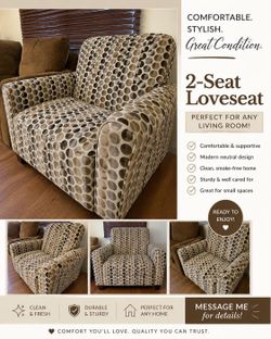 Cozy Neutral Accent Chair – Great Condition