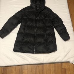 EDDIE BAUER GOOSE DOWN PUFFER JACKET HOODED EB550  WOMEN SIZE XXL EXECELLET CONDITION 