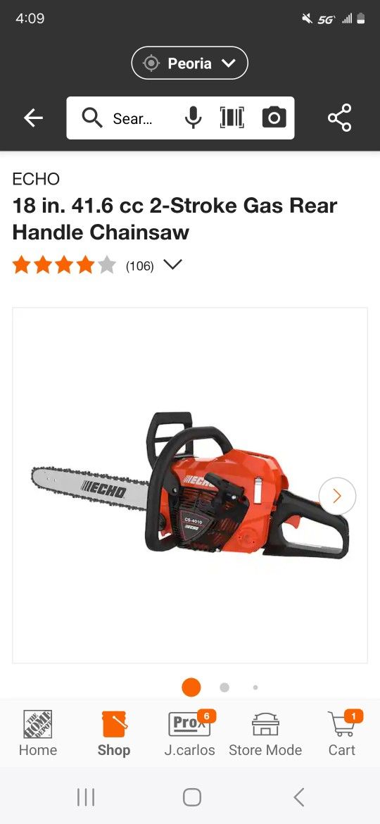 ECHO CHAINSAW