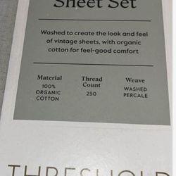 Threshold Sheet set