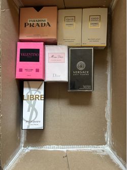 Women perfume and guy cologne