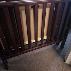 Baby Crib With Padding and Matress 