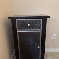 Black Wooden End table or nightstand