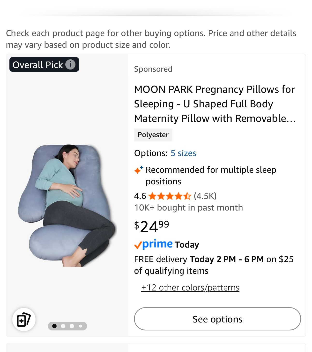 Pregnancy Pillow
