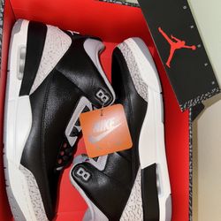 Nike Air Jordan Retro 3 Black Cement Reimagined Size 12  Nike Air Shoes Sneakers 