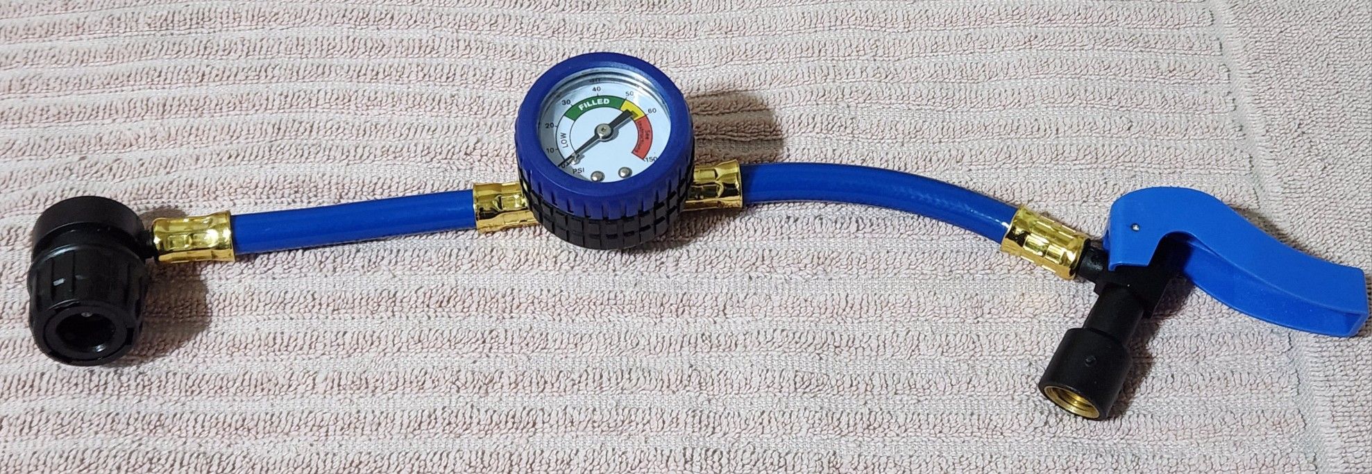 EZ Chill R134a AC Refrigerant Hose with Gauge