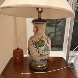 pair of ceramic lamps