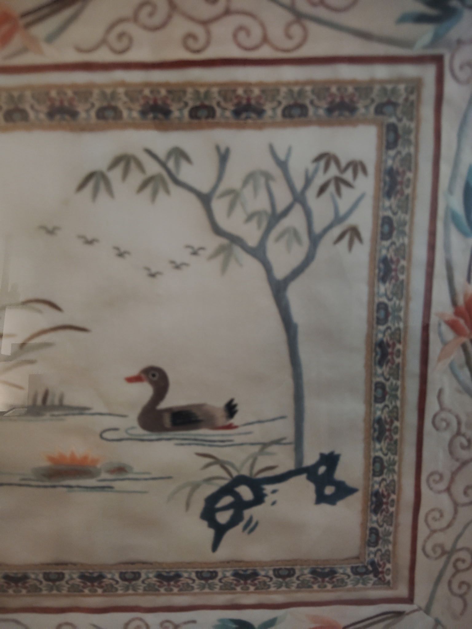 Chinese silk embroidery antique, Su Embroidery style