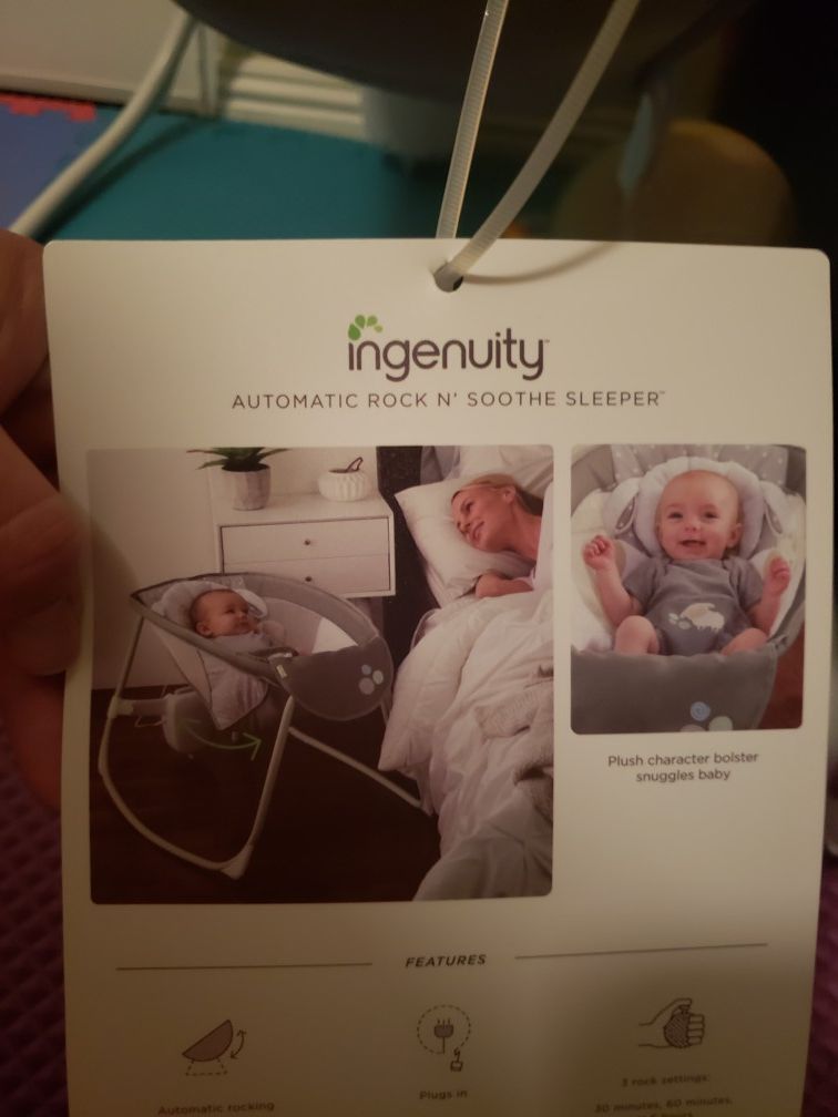 Ingenuity automatic rock and soothe outlet sleeper