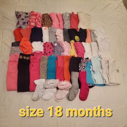 Girls Clothes Size 18 Months
