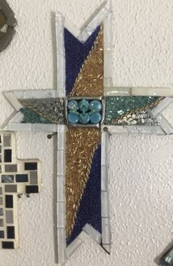 Handmade Mosaic Crosses From Local Artist