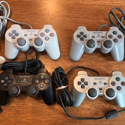 REAL Sony PS2 Playstation 2 Controllers TESTED WORKING