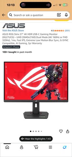ASUS Gaming Monitor