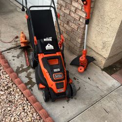 Let’s Get Him Mower A Trimmer And More $45 For Everything