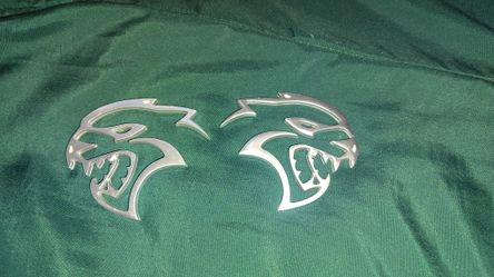 OEM Hellcat Fender Emblem ( Left And Right Side) (2 Pcs)