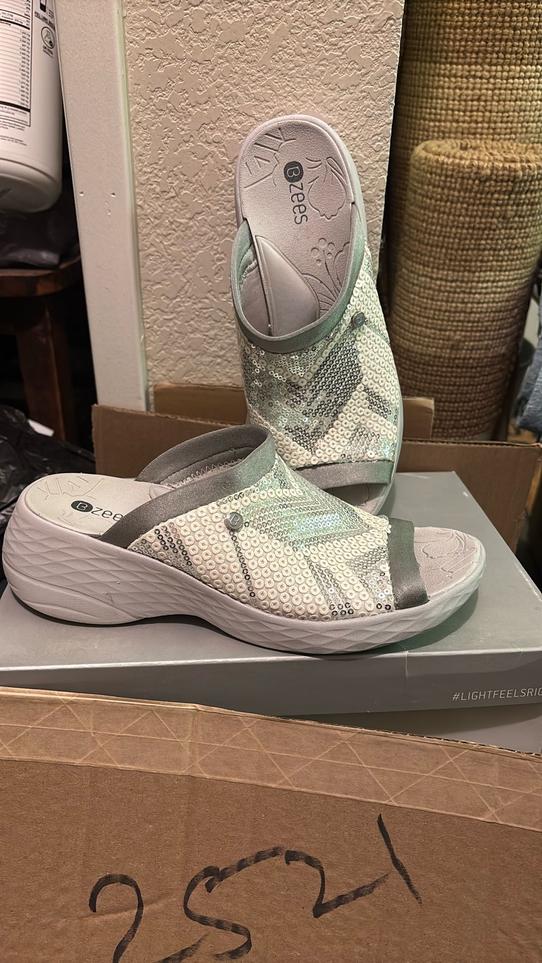 Bzees sequence slip on shoes