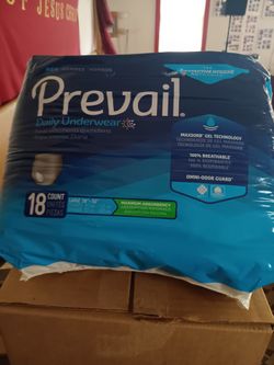20 Packs of PREVAIL PULL-UPS  SIZE LARGE