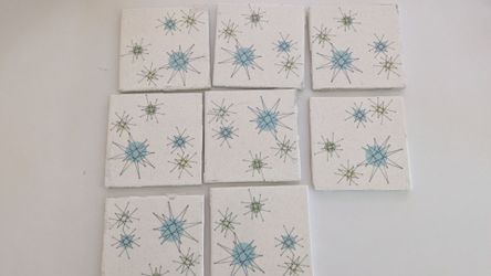 Franciscan Atomic or starburst tiles