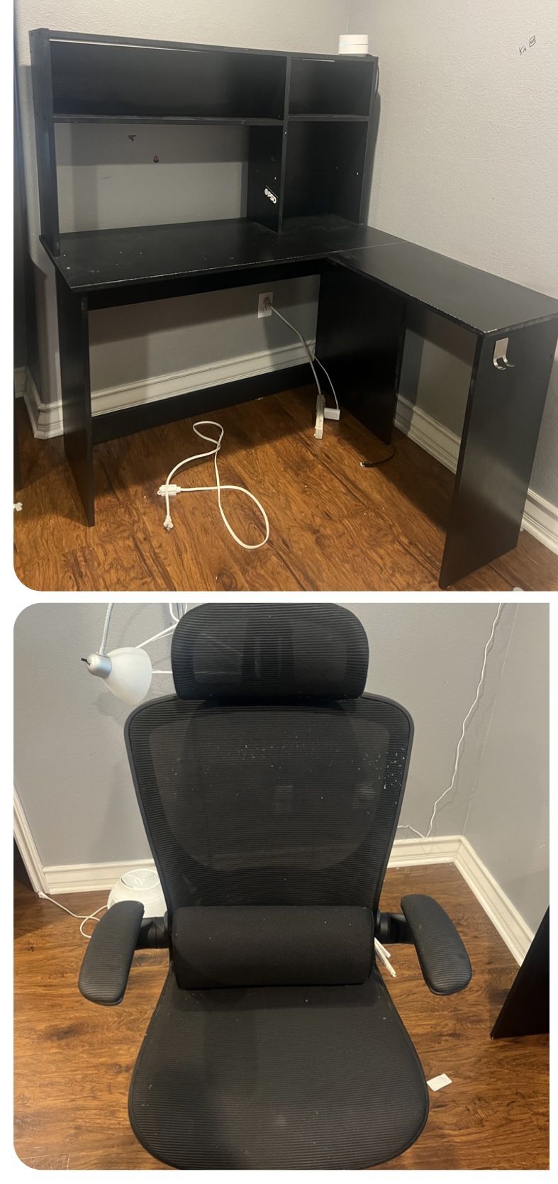FREE L Shape Desk and Chair
