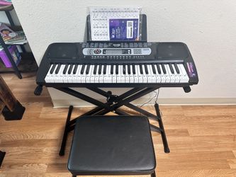 Rockjam keyboard, base and seat