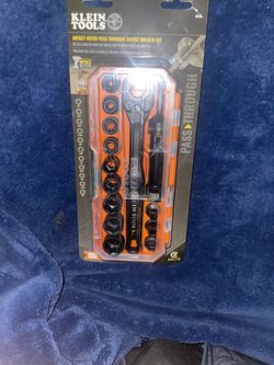 klein tools impact rated pass through socket set