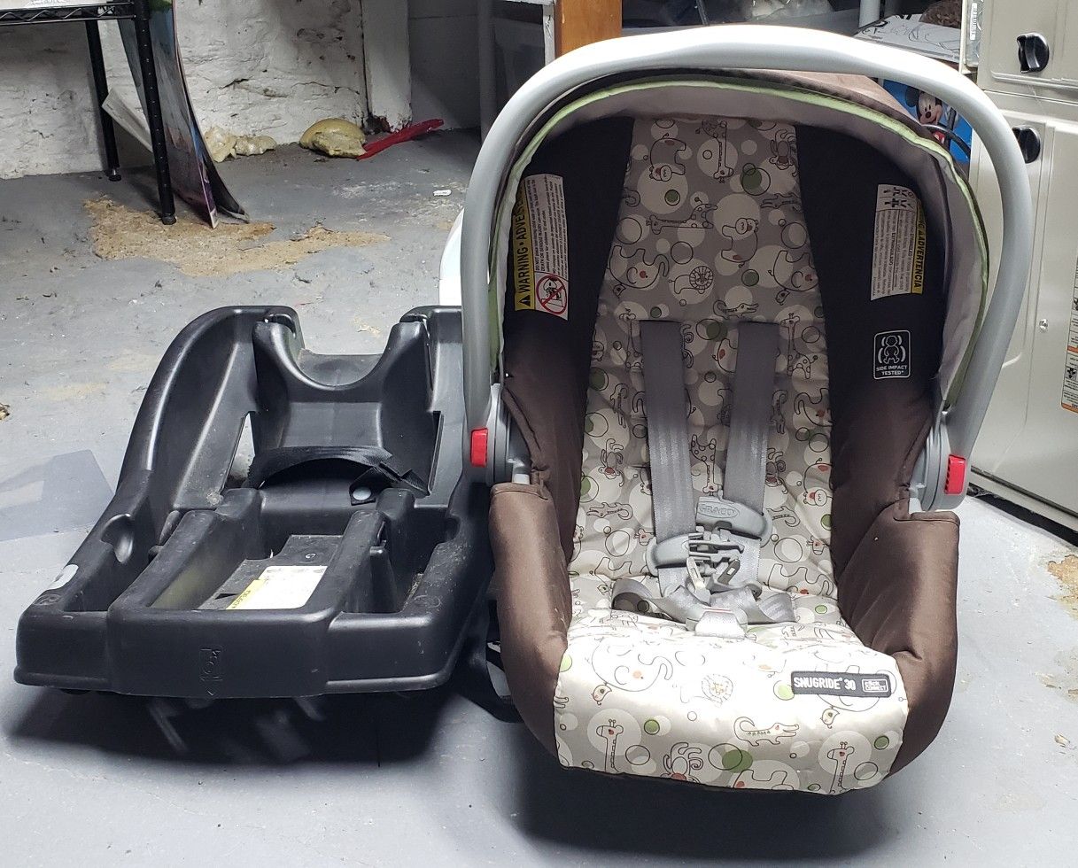 GRACO SUNGRIDE 30 CLICK CONNECT car seat and base