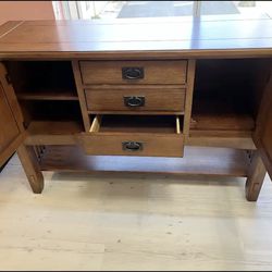 Quality Mission Style Buffet Sideboard