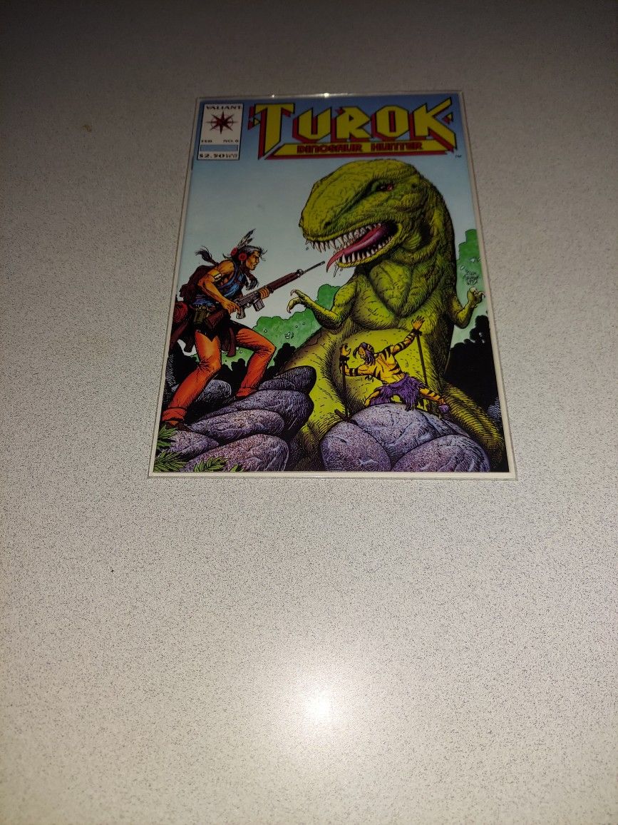 1994 TUROK DINOSAUR HUNTER #8 COMIC BAGGED AND BOARDED
