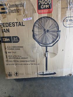 Commercial Electric 30 in. Pedestal Fan