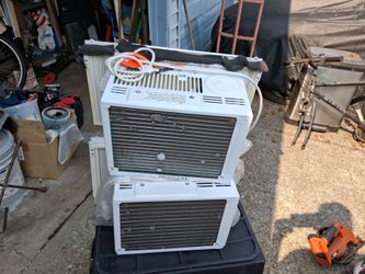 Two small air conditioner 's