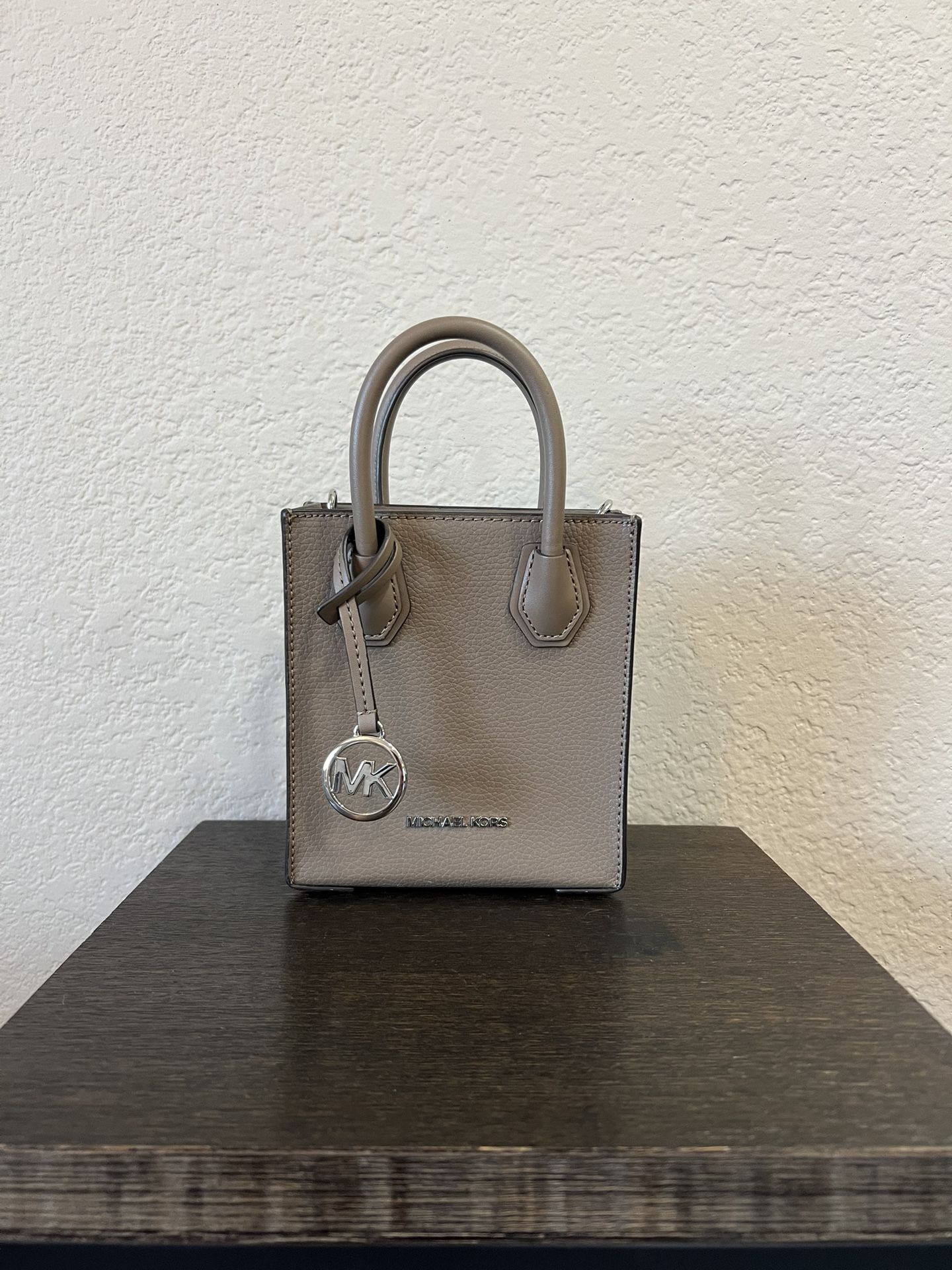 Small Grey Michael Kors Crossbody Purse