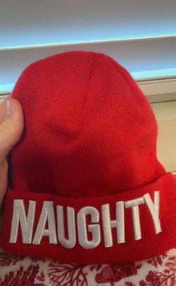 Red Naughty beanie