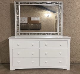 Drawer + silver mirror