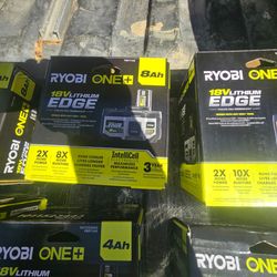 Ryobi batteries new..8 ah..I have 2