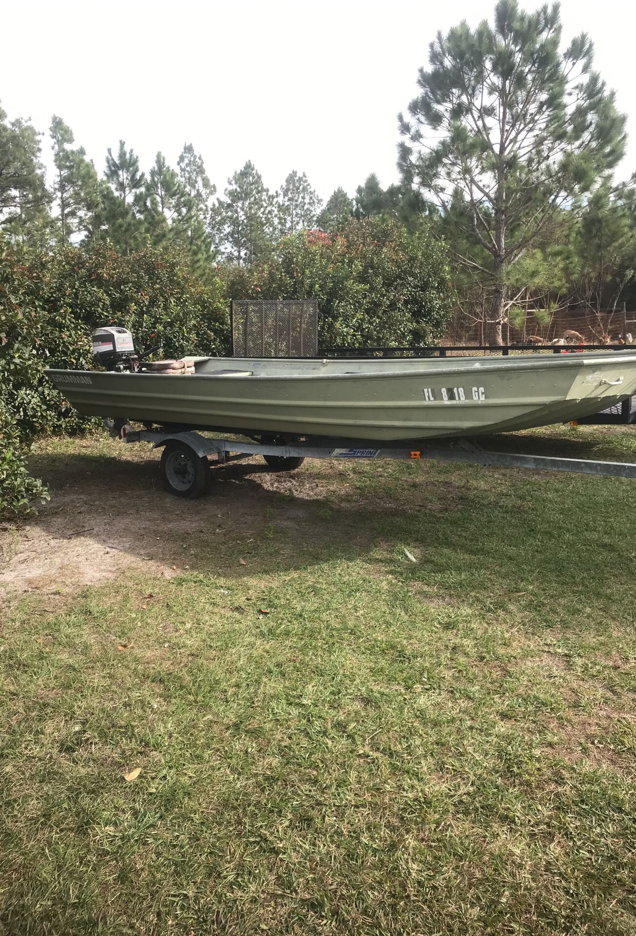 16ft Grumman- wide jon boat