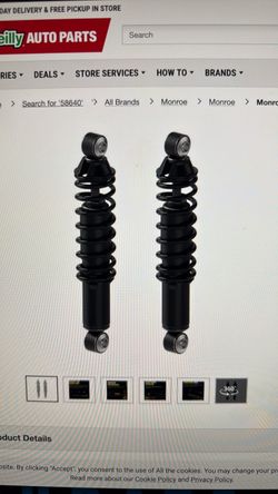 Monroe Shock absorber w/coilover
