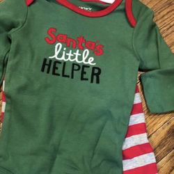 6 Month Santa 2pc Infant Outfit 