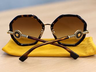 Versace Sunglasses VE4413F– Brown/Gold Medusa – Excellent Condition