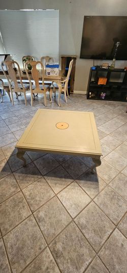 White oak coffee table