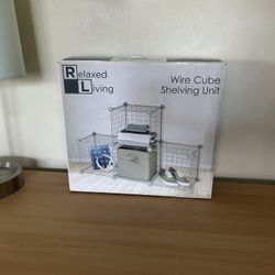 Wire Shelving Cube