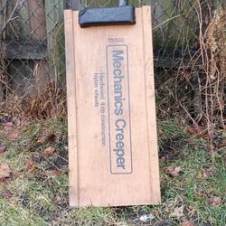 Petersen Wood Nylon Wheel Mechanics Creeper