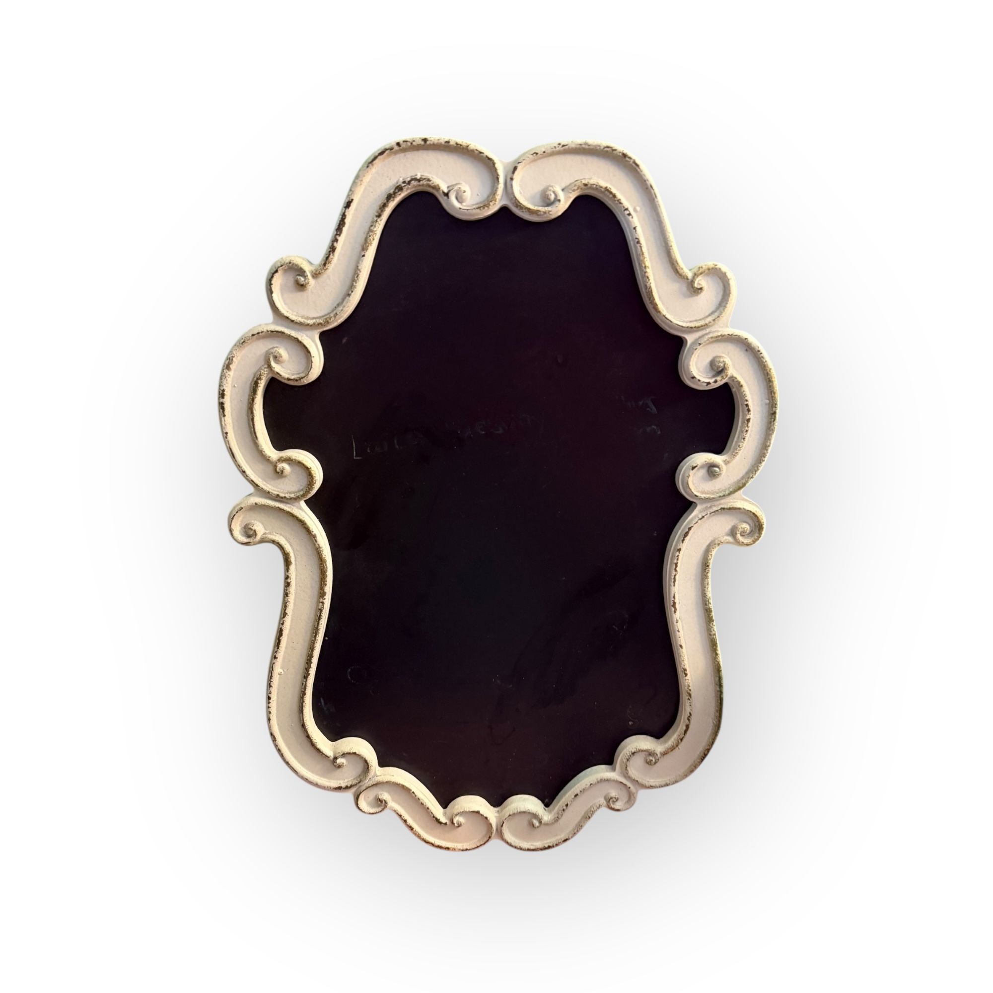 Decorative Ornate Chalkboard With Curved Frame - 21"x15.5" - Vintage Style