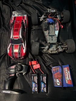 Traxxas RC Car with Batteries and Charger